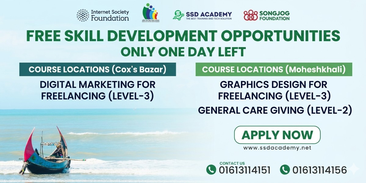 Free Skill Development Courses by SSD Academy for Youth in Moheshkhali and Cox's Bazar: Apply Now!